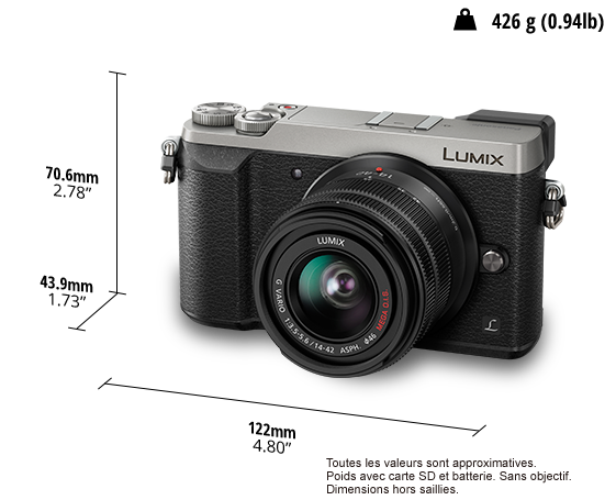 Appareil photo numérique mono-objectif sans miroir LUMIX DMC-GX80Y