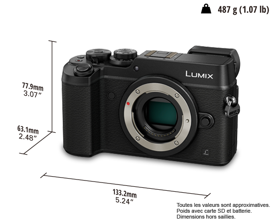 Appareil photo hybride DMC-GX8