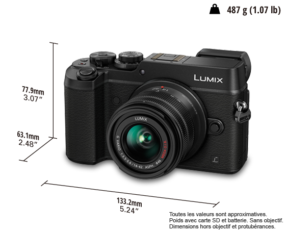 Appareil photo hybride DMC-GX8K