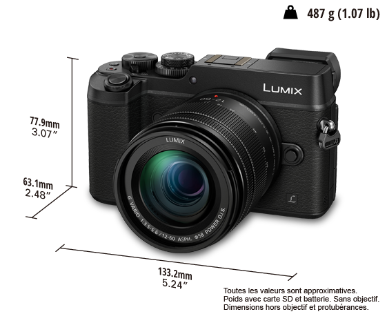 Appareil photo hybride DMC-GX8M