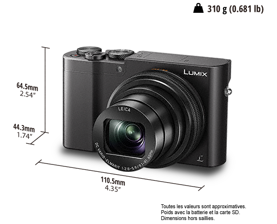 LUMIX Appareil Photo Zoom Expert DMC-TZ100
