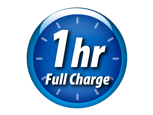 1-hour full charge