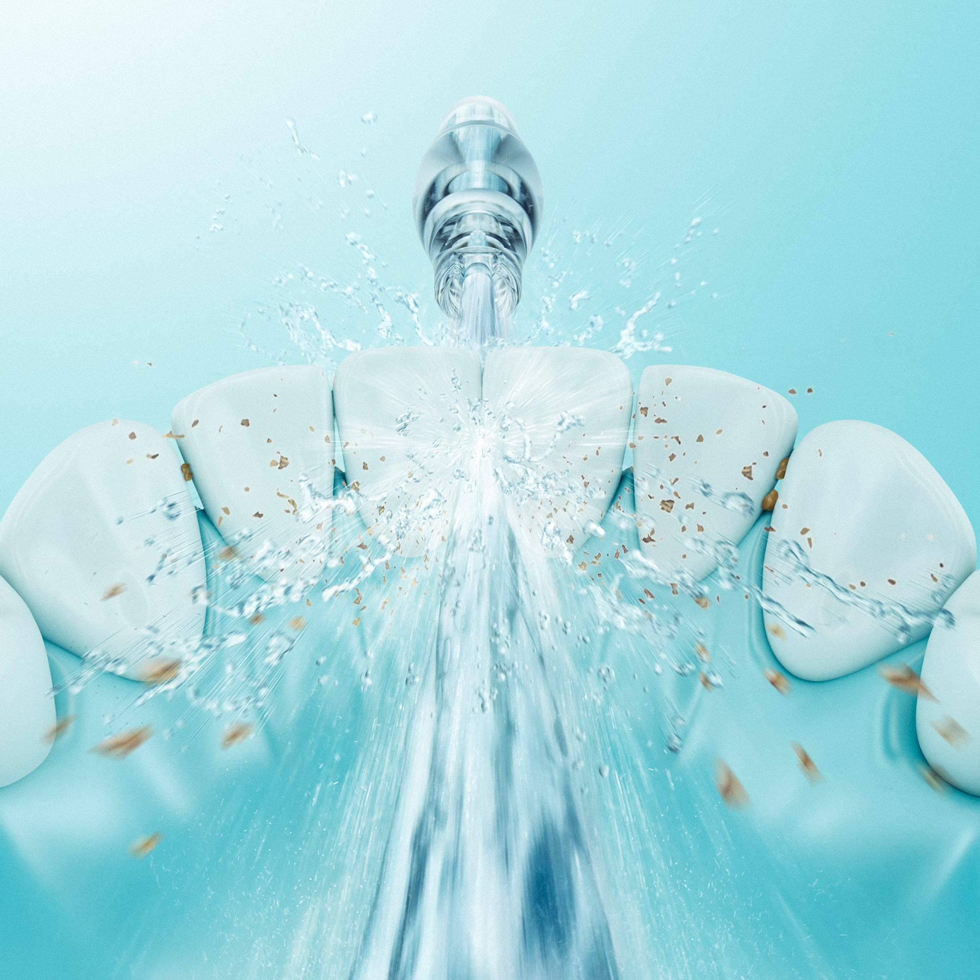 Conçu pour s'attaquer aux espaces interdentaires