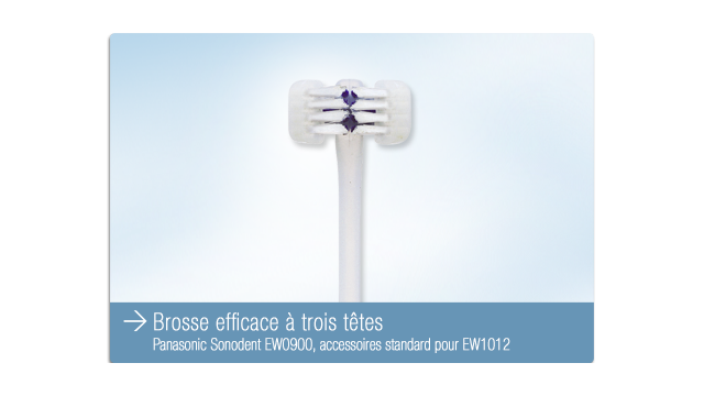 Soyez inspirés - Brosse à dents électrique avec technologie sonique EW1031