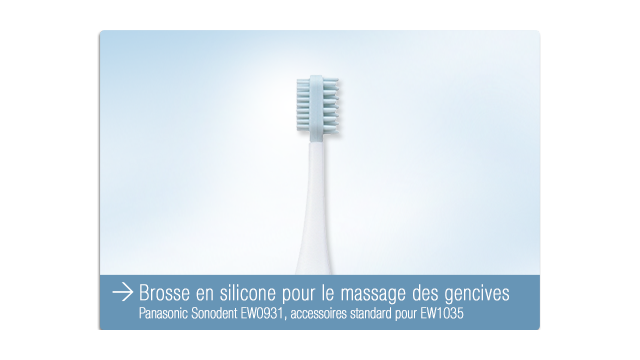 Soyez inspirés - Brosse à dents électrique avec technologie sonique EW1031