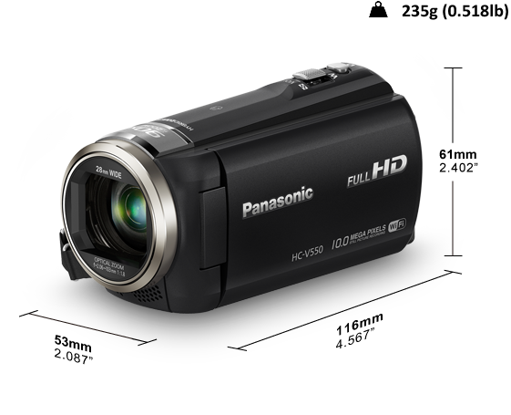 Caméscope HC-V550CTEF-K