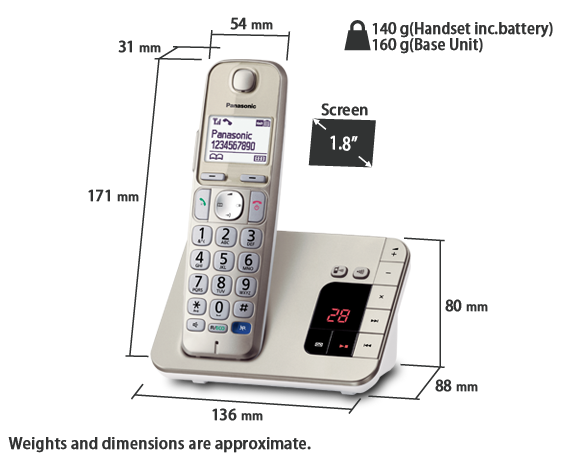 Téléphone KX-TGE220