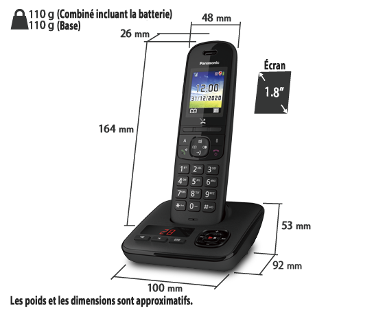 Téléphone KX-TGH720