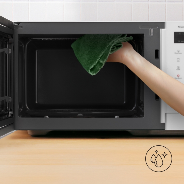 Un nettoyage facile avec le programme Aqua Clean