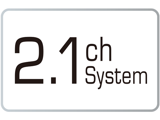 Système d'enceinte à 3 voies 2,1 canaux