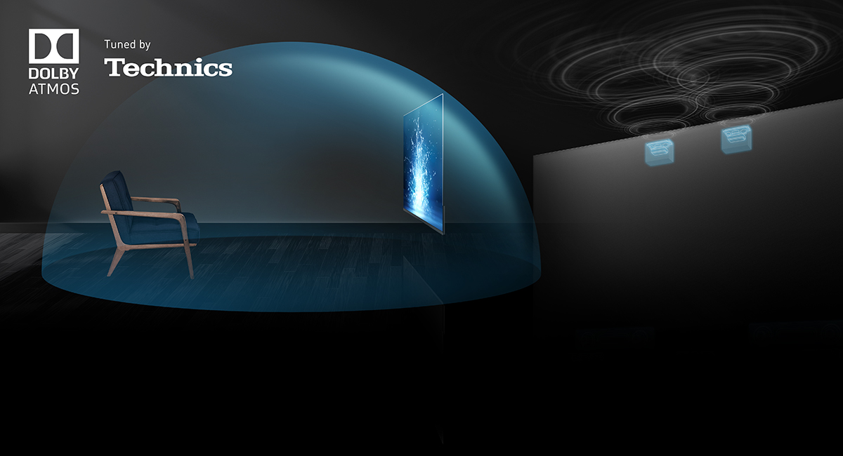 Profitez de l’expérience Dolby Atmos® grâce au système audio avancé de la série GZ2000