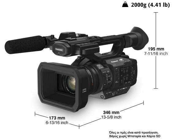 Επαγγελματική Βιντεοκάμερα 4K HC-X1