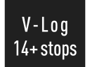 14+ stops V-Log
