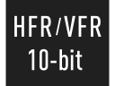 HFR/VFR 10-bit videó