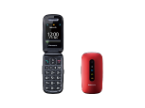 A Könnyített kezelésű KX-TU456EX mobiltelefon fényképen