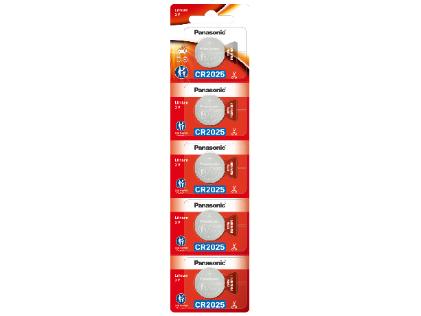Photo of Baterai Koin Lithium CR2025, 5 Buah