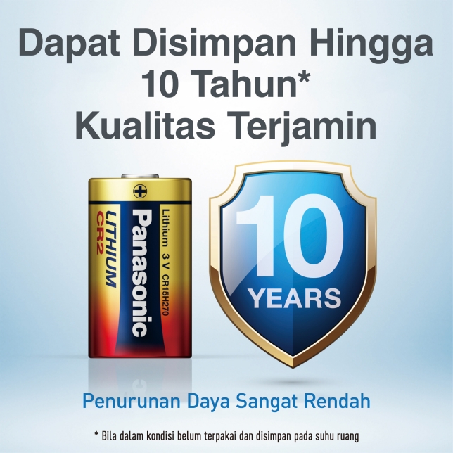 Dapat Disimpan Hingga 10 Tahun*