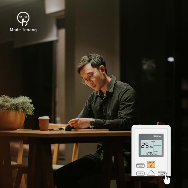 Lingkungan yang tenang dan damai dengan Mode Tenang