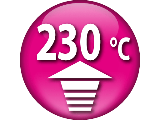 Suhu Maksimum 230°C