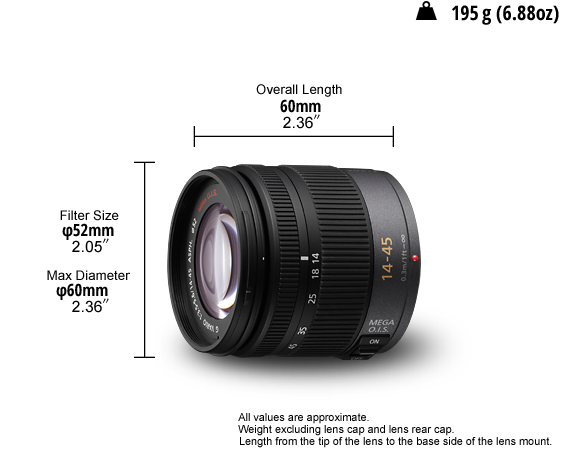 LUMIX G Lens H-FS014045