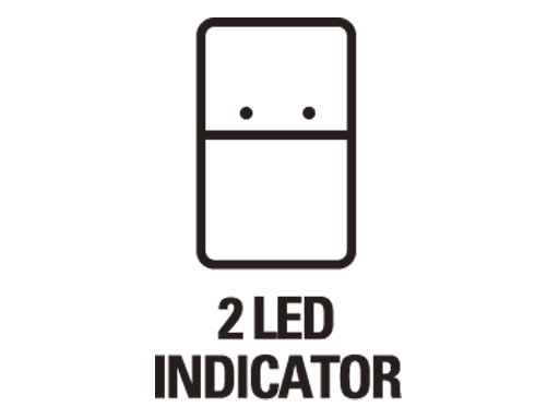 INDIKATOR 2LED