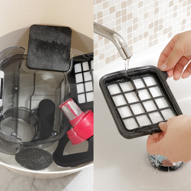 Wadah dan Filter Debu yang Dapat Dicuci