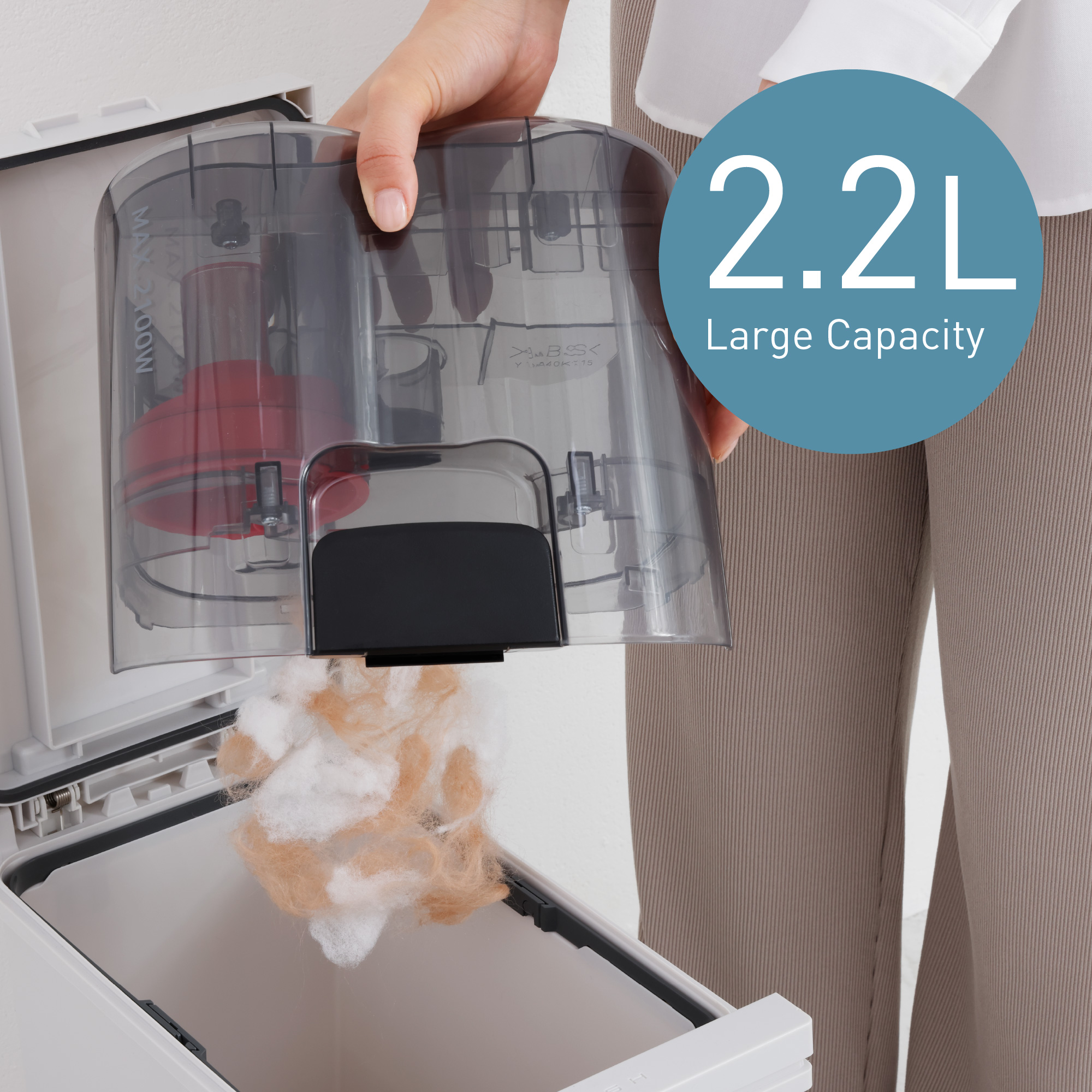 Wadah Debu Besar 2,2 Liter