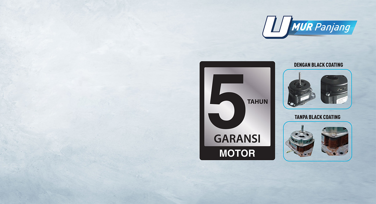 Umur PanjangBlack Coating Anti Karat