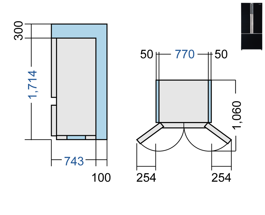 INSTALLATION SPACING
