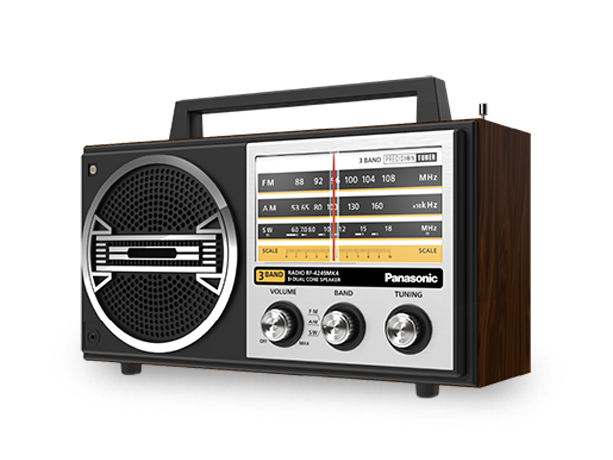 Photo of RF-4249MK4 FM - AM - SW 3 Band Receiver Radio Portabel
