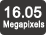 16.05 Megapixels