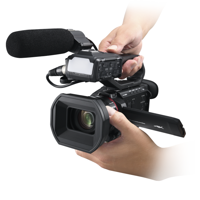 Videocamera 4K 60p compatta, realizzata per i registi