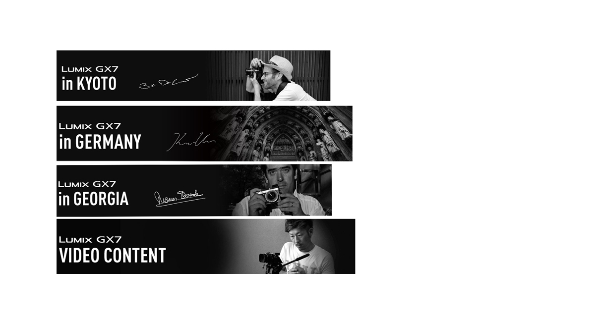 I grandi fotografi con Lumix GX7 