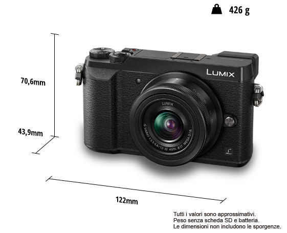 Fotocamera digitale mirrorless LUMIX DMC-GX80W