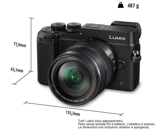 Fotocamera digitale mirrorless Lumix DMC-GX8A