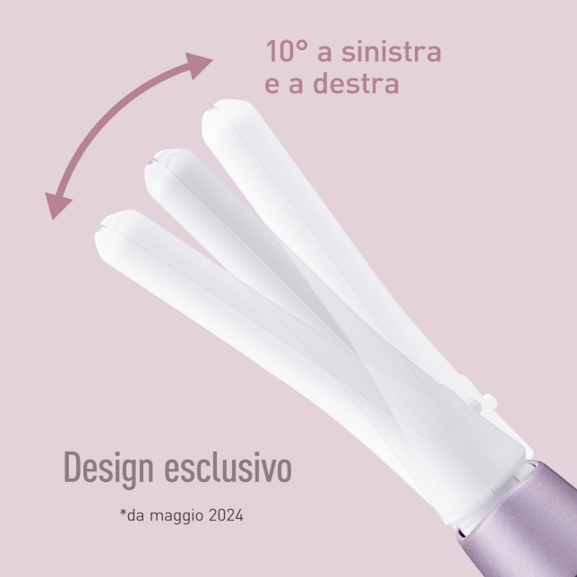 Testina oscillante flessibile per una finitura liscia