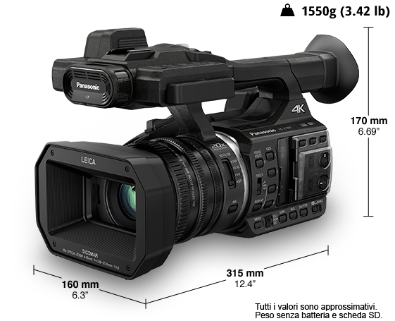 Videocamera Ultra HD 4K HC-X1000