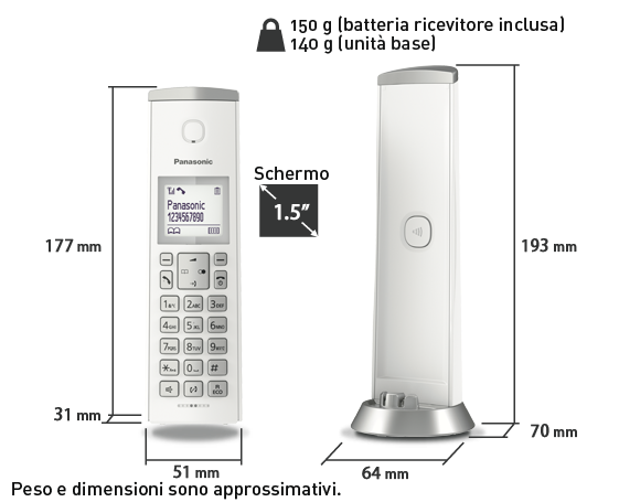 Telefono KX-TGK210
