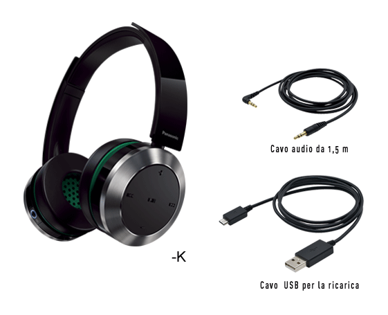 RP-BTD10 - Cuffie Sereo Bluetooth 