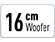 Woofer da 16 cm