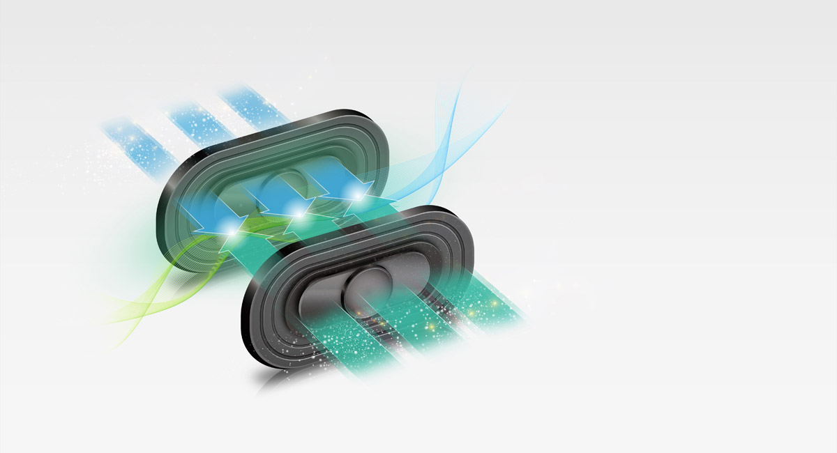 Doppio radiatore passivo
