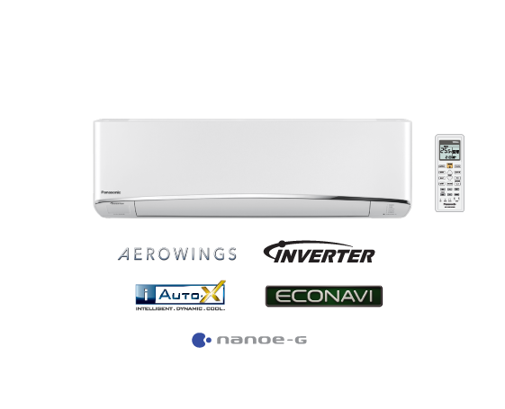 ម៉ាស៊ីនត្រជាក់ស៊េរី Aero X-Premium Inverter CS-S13TKH (CU-S13TKH) កម្លាំង 1.5 សេស