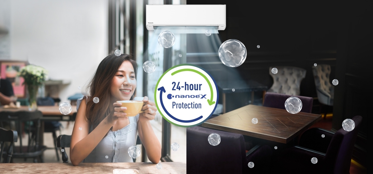 24-hour nanoe™ X Air Protection