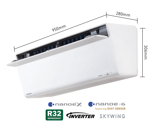 ម៉ាស៊ីនត្រជាក់ស៊េរី SKY Elite Inverter CS-VU18UKH-(CS-VU18UKH)កម្លាំង 2 សេស