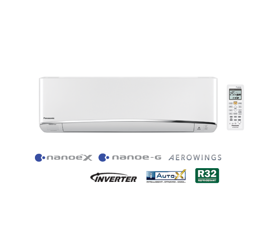 ម៉ាស៊ីនត្រជាក់ស៊េរី  X-Premium Inverter ហ្គាស R32 CS-XU10VKH (CU-XU10VKH) កម្លាំង 1 សេស