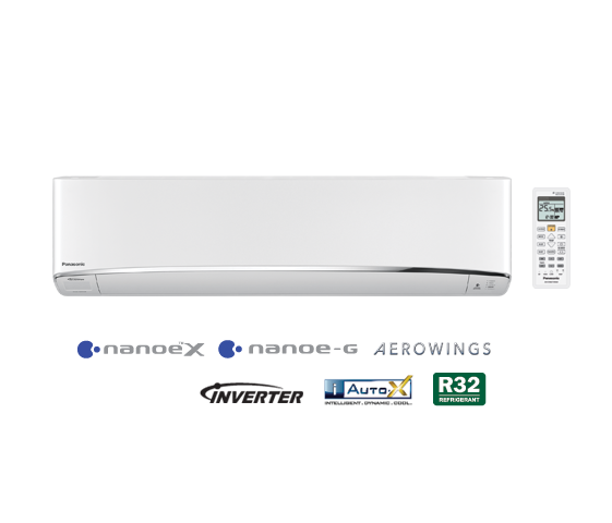 ម៉ាស៊ីនត្រជាក់ស៊េរី  X-Premium Inverter ហ្គាស R32 CS-XU24VKH (CU-XU24VKH) កម្លាំង 2.5 សេស