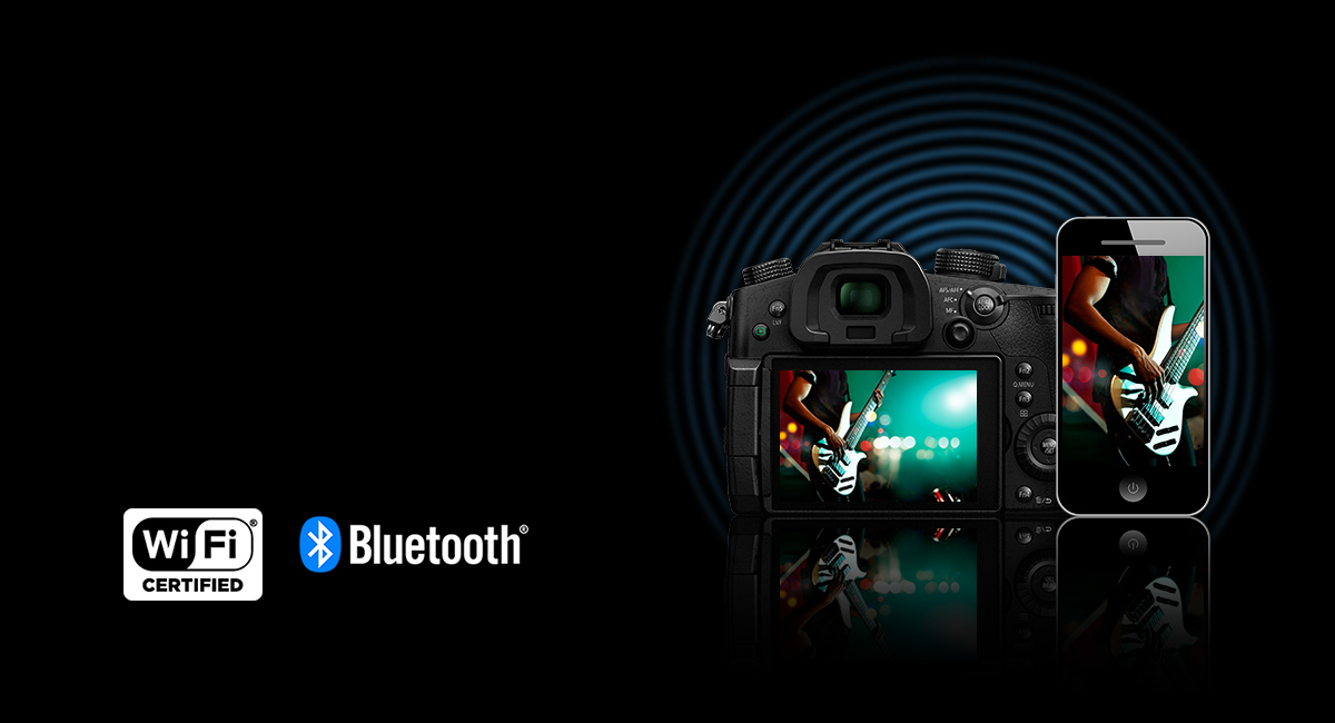 Bluetooth 4.2 និង Wi-Fi® 5GHz មុខងារបញ្ជារពីចម្ងាយដោយរីករាយ