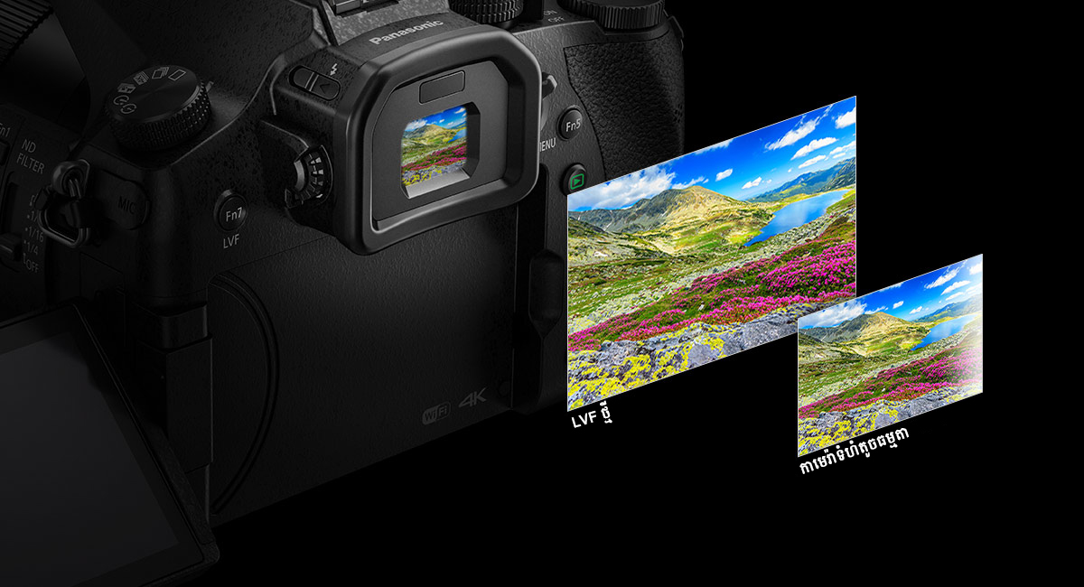 អេក្រង់ OLED LVF ទំហំធំ 0.74x ដែលមាន 2,360k-dot