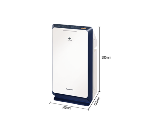 ម៉ាស៊ីនបន្សុទ្ធខ្យល់ F-PXM55A ប្រើបច្ចេកវិទ្យា nanoe™ ដែលមិនផ្ដល់សំណើម