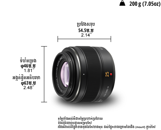 LEICA DG Lens H-X025E